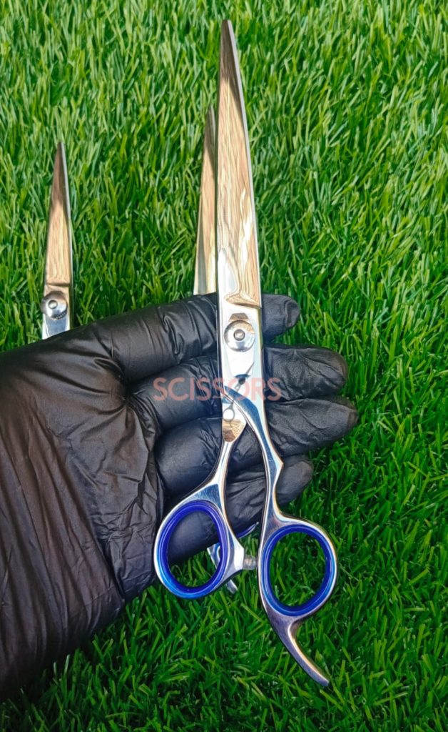 Curved pet grooming scissors 18cm Mmanufacturers in pakistan
